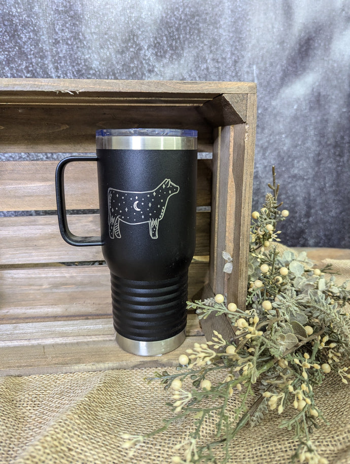 Starry Night HeiferTravel Mug - 20 oz