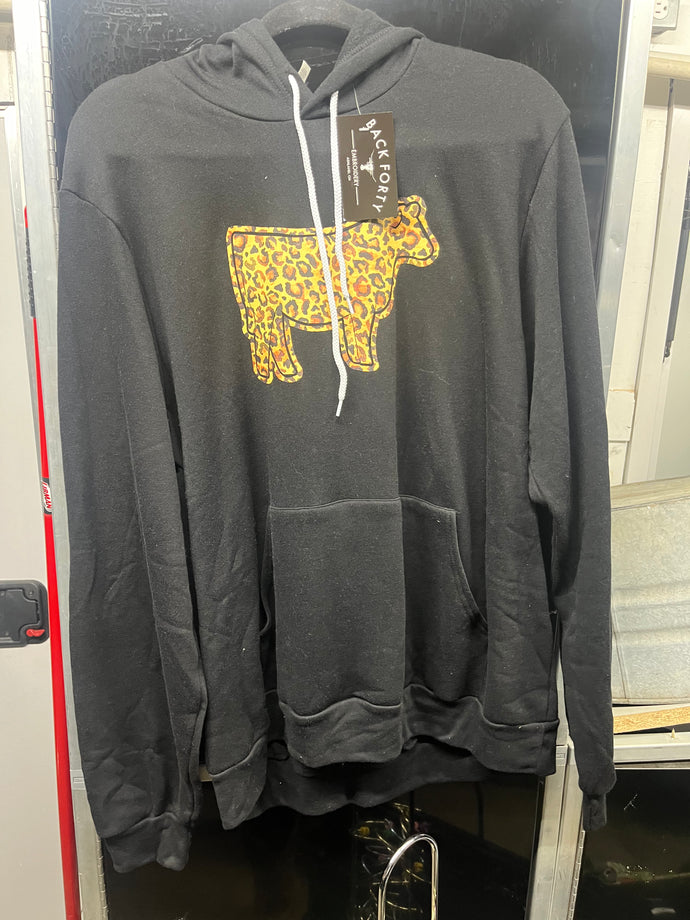 Leopard Steer Hoodie