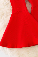 Girls ribbed bell bottoms