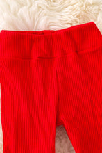 Girls ribbed bell bottoms