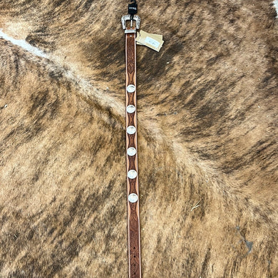 Birch Hand Tooled Belt