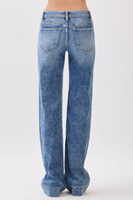 P1549W-MA MID RISE COMFORT STRETCH TROUSER WIDE LEG JEANS