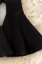 Girls ribbed bell bottoms