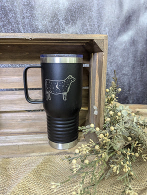 Starry Night HeiferTravel Mug - 20 oz