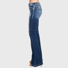 P221FM-MD (OPEN PACK) DESTROYED MID RISE STRETCH FLARE