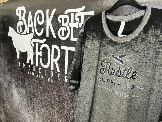 Hustle Acid wash Tee
