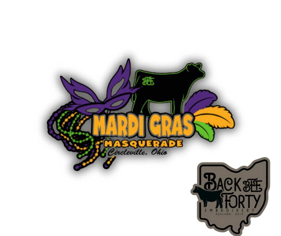 Mardi Gras Masquerade Sticker