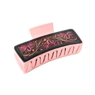 High Vista Hair Comb in Pink and Brown