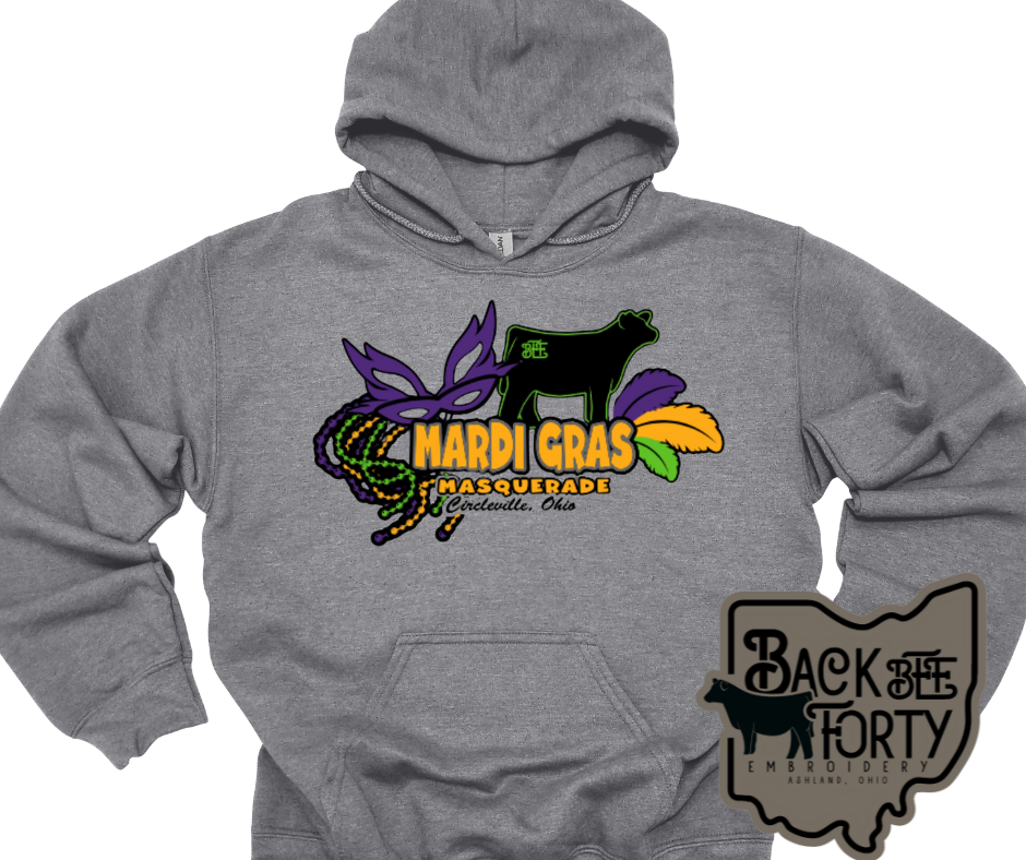 2024 Mardi Gras Masquerade Hoodie