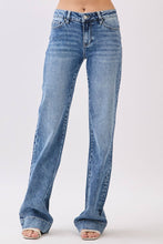 P1549W-MA MID RISE COMFORT STRETCH TROUSER WIDE LEG JEANS