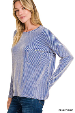 Ribbed Oversized Long Sleeve