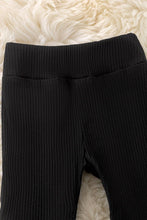 Girls ribbed bell bottoms