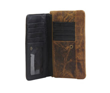 Oak Fire Leather Wallet