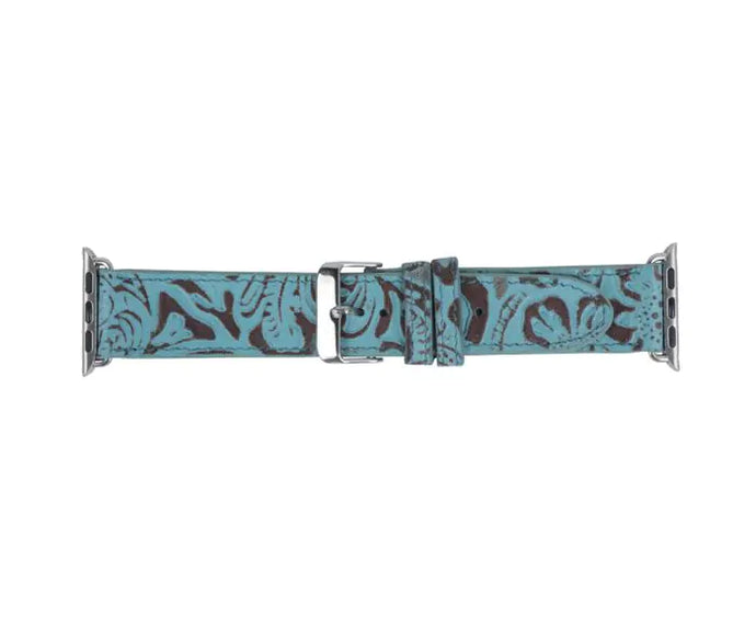 Fister Turquoise Leather Watch Band