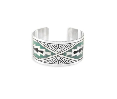 Day Rise Etched Cuff Bracelet