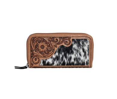 Pecos Creek Trail Hair-on Hide Wallet